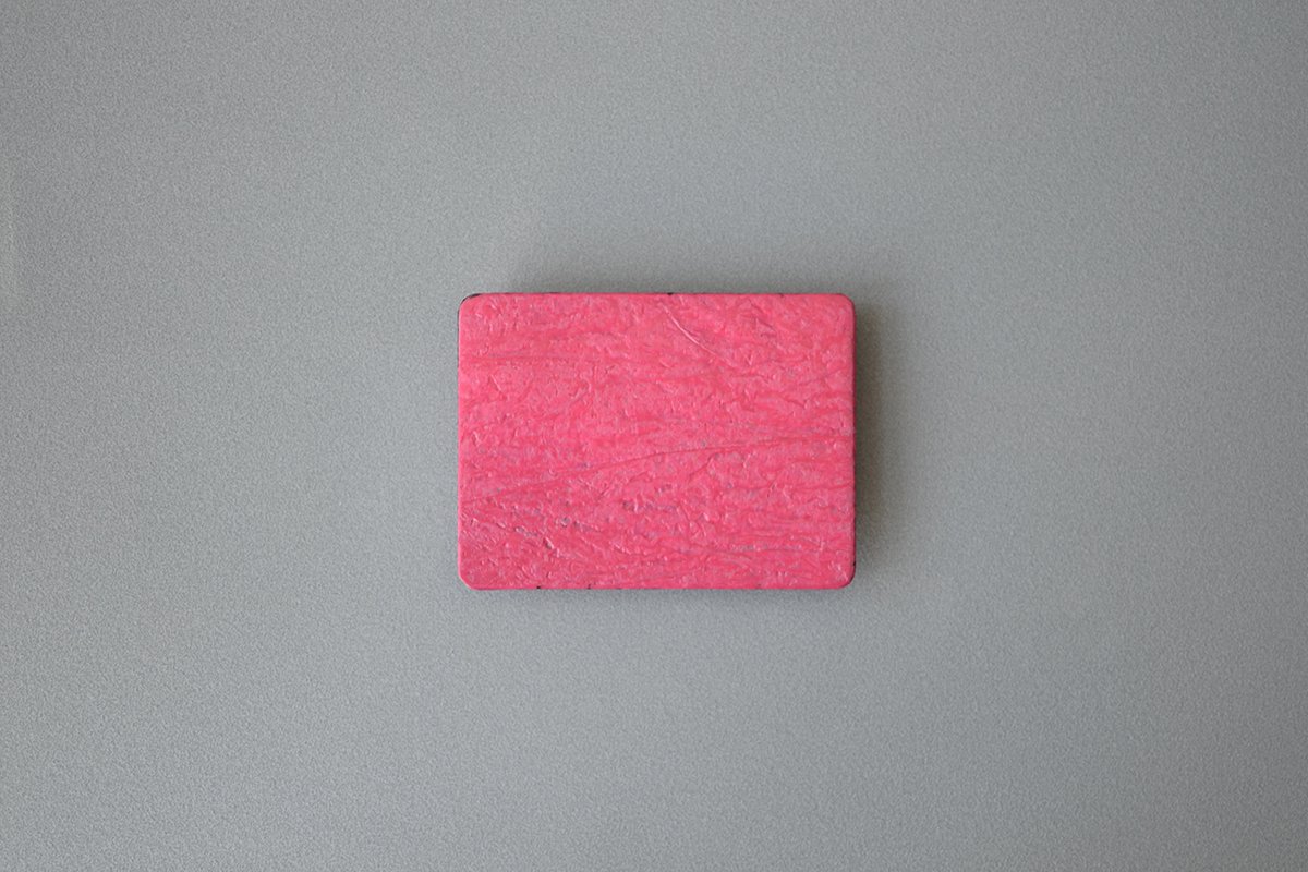 PE FLAT CARD HOLDER [ Pink+Black]