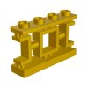 装飾フェンス1×4×2小柱(アジア風格子)　パールゴールド
