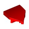 ウェッジプレート2×2(五角形)　レッド