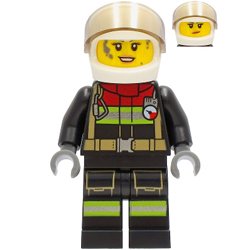 cty1240消防士の女性(#60292) - レゴパーツ(LEGO)販売∥StarBrick37(スターブリック)