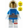 月面探査宇宙飛行士の女性-ホワイト/ダークアジュールスーツ(#60350)