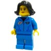 月面探査宇宙飛行士の女性-ダークアジュールクラシックスペースジャケット(#60354)