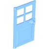 ドア1×4×6(小窓4つ)　ブライトライトブルー