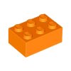 ブロック2×3　オレンジ