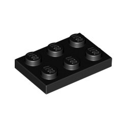 3021-026プレート2×3　ブラック - レゴパーツ(LEGO)販売∥StarBrick37(スターブリック)