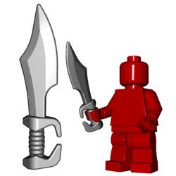 スパルタの兵士の剣 スティール レゴパーツ Lego 販売 Starbrick37 スターブリック