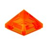 スロープ45度1×1×2/3三角錐　トランスネオンオレンジ