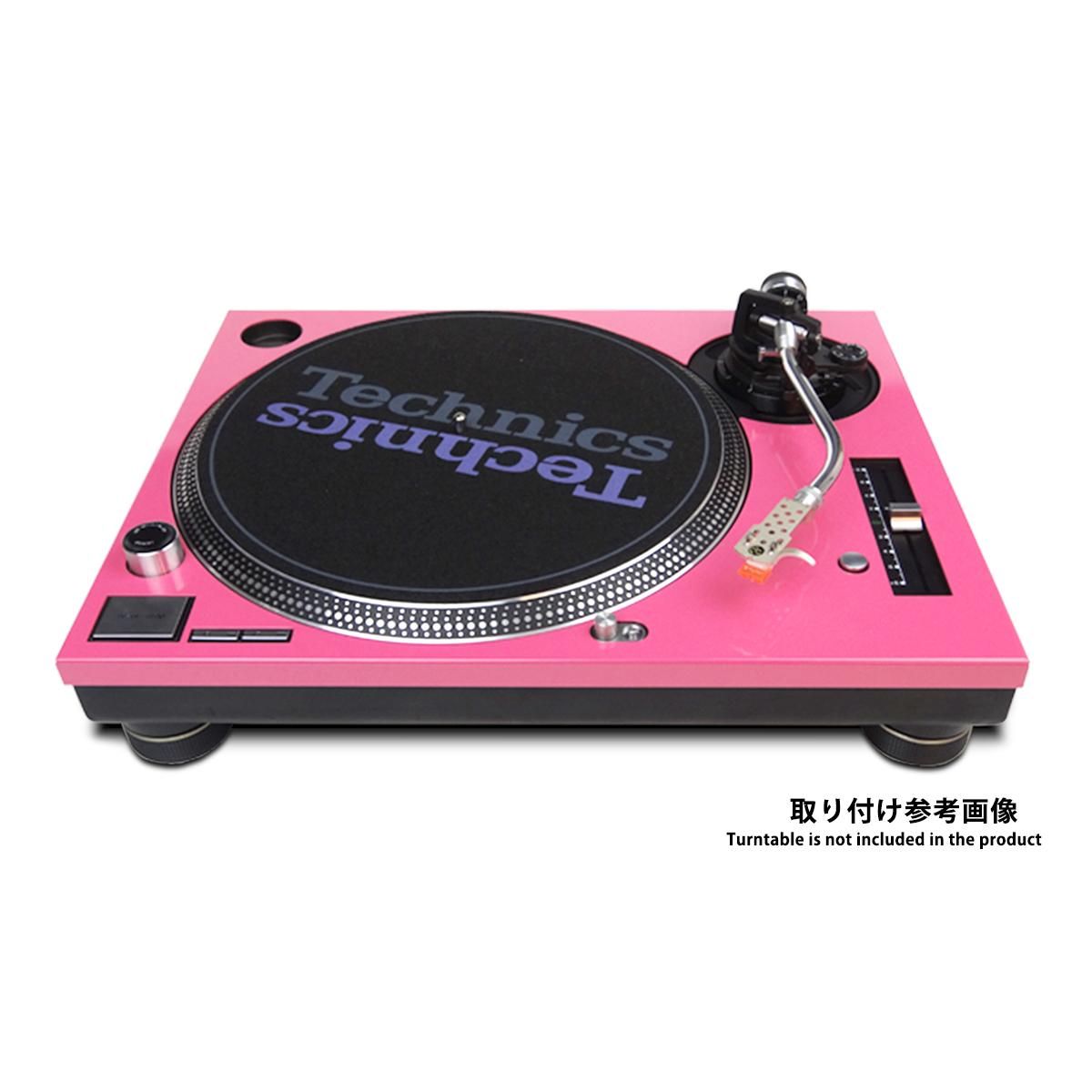 Technics SL-1200 ターンテーブル Faceplate ピンク - ROYAL TECHNO ...