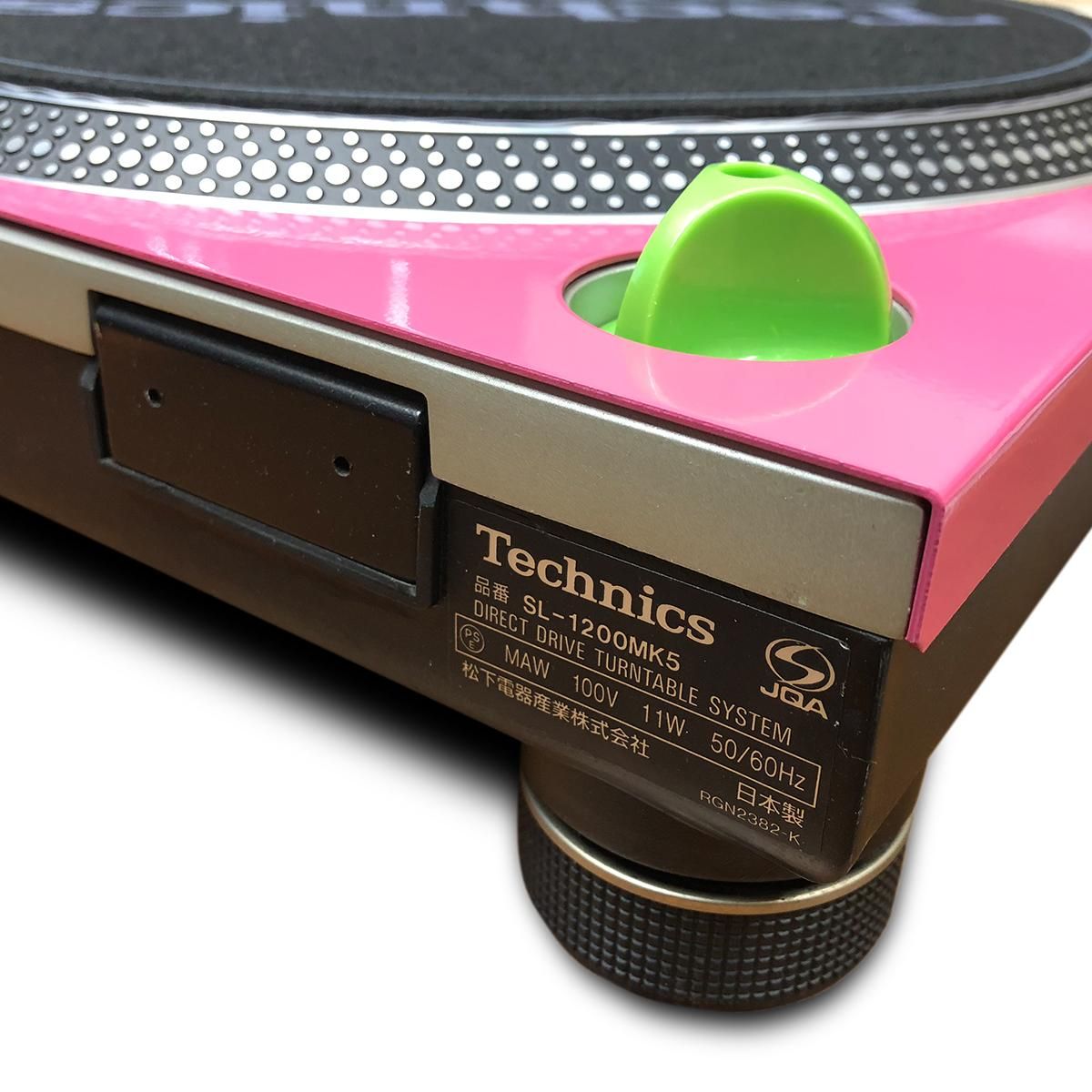 Technics SL-1200 ターンテーブル Faceplate ピンク - ROYAL TECHNO ...