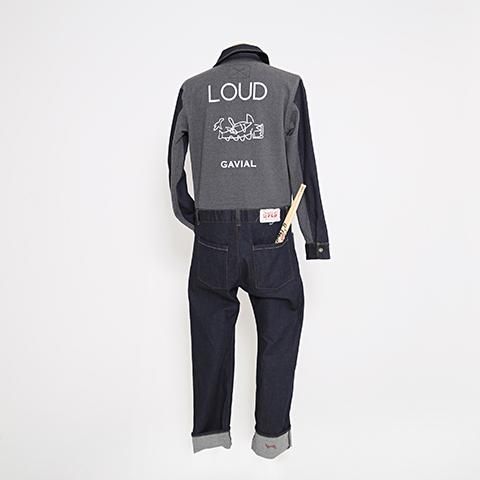 l/s denim jumpsuits_back sweat - GVLS | ガヴィル