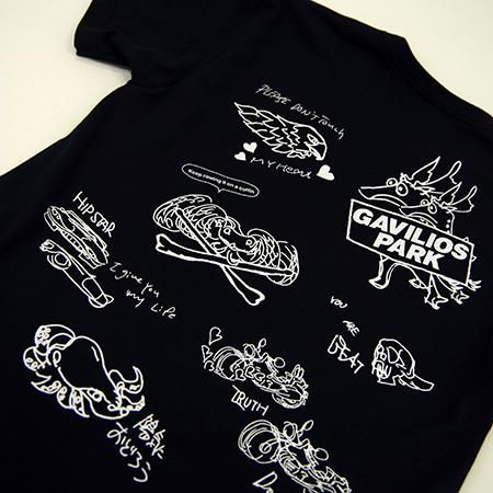 gavial 中村達也　Tシャツ GVAIAL GARAGE, 中村達也 solo s/s tee, 