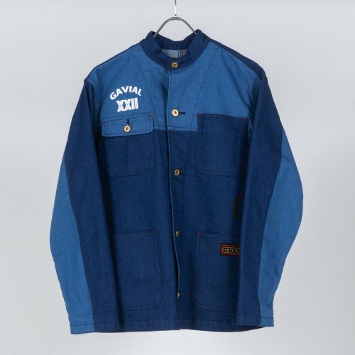 GAVIAL, bicolor denim coverall