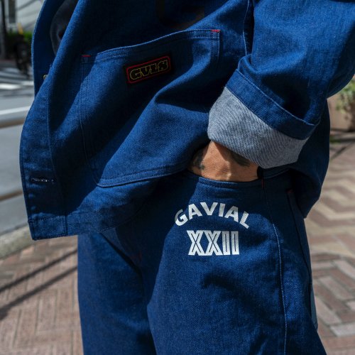 GAVIAL bicolor denim coverall | eclipseseal.com