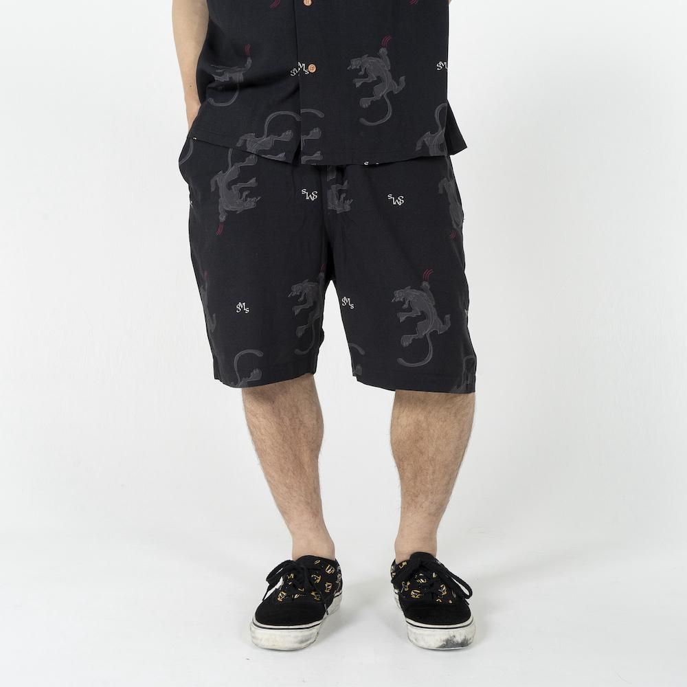 GAVIAL,aloha shorts “black panther”