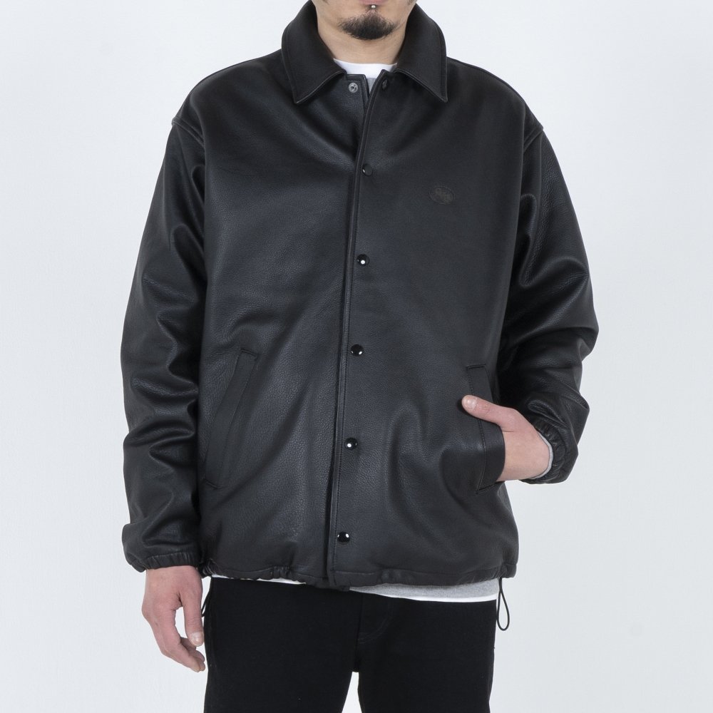 GAVIAL, leather coach jacket