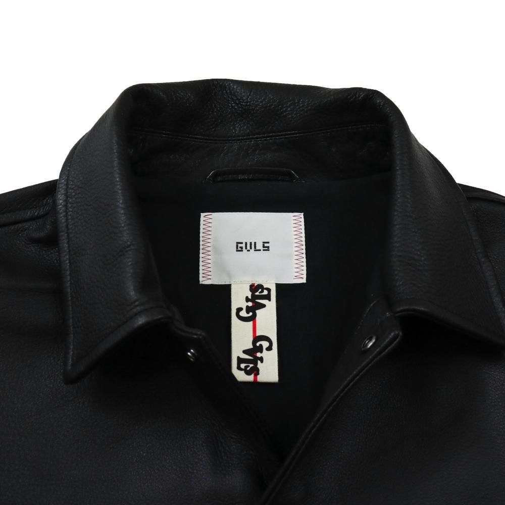GAVIAL, leather coach jacket