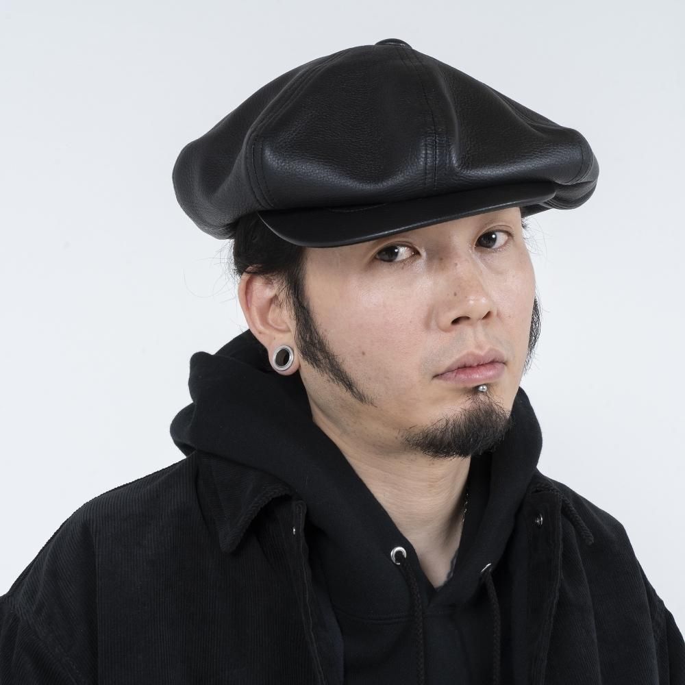 GAVIAL,leather casquette