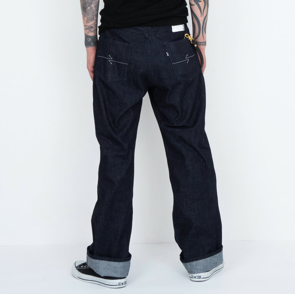 GAVIAL,denim pants “one wash”