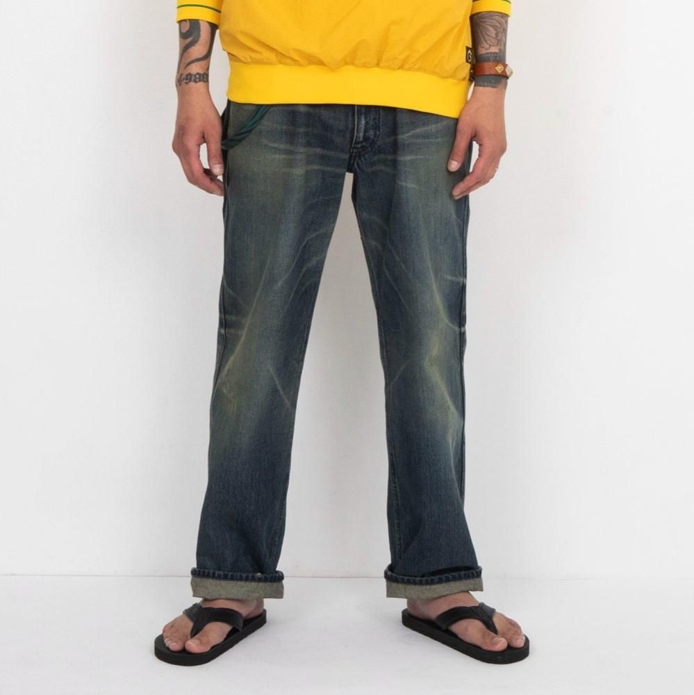 『gavial』ガヴィル (M) コットン デニムパンツ gavial』ガヴィル (M) コットン デニムパンツ