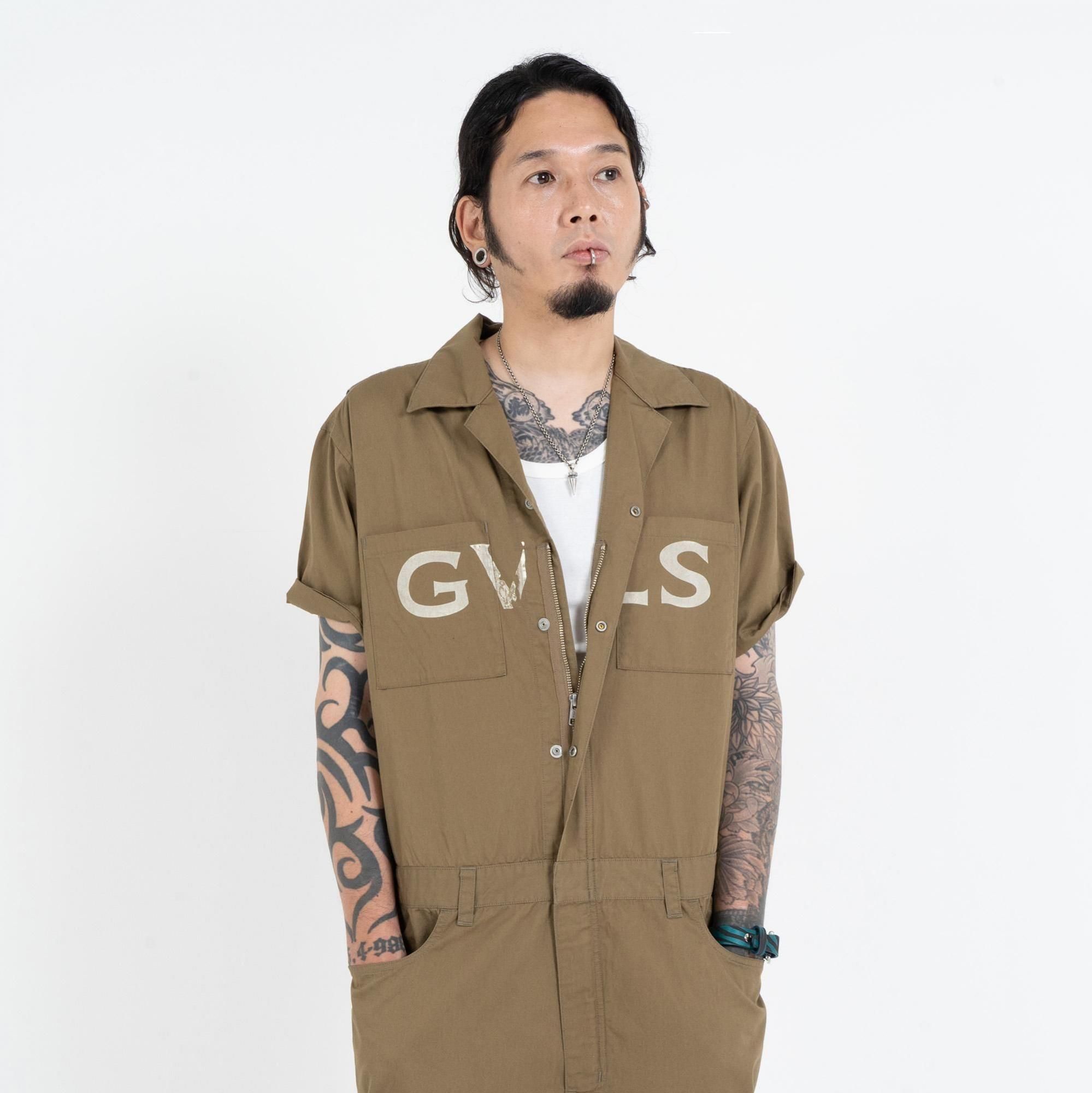 GVLSガヴィル半袖ツナギ | 夏のオールインワン - GVLS | ガヴィル