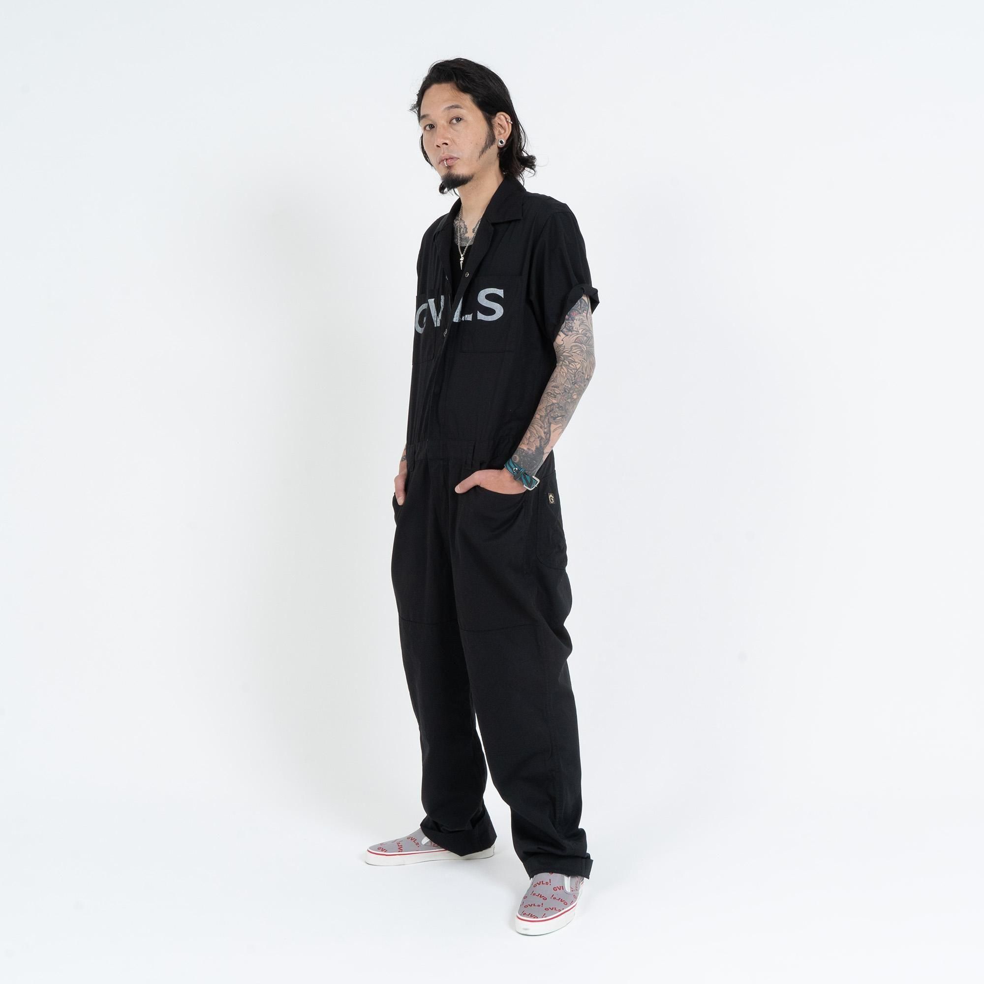 GVLSガヴィル半袖ツナギ | 夏のオールインワン - GVLS | ガヴィル