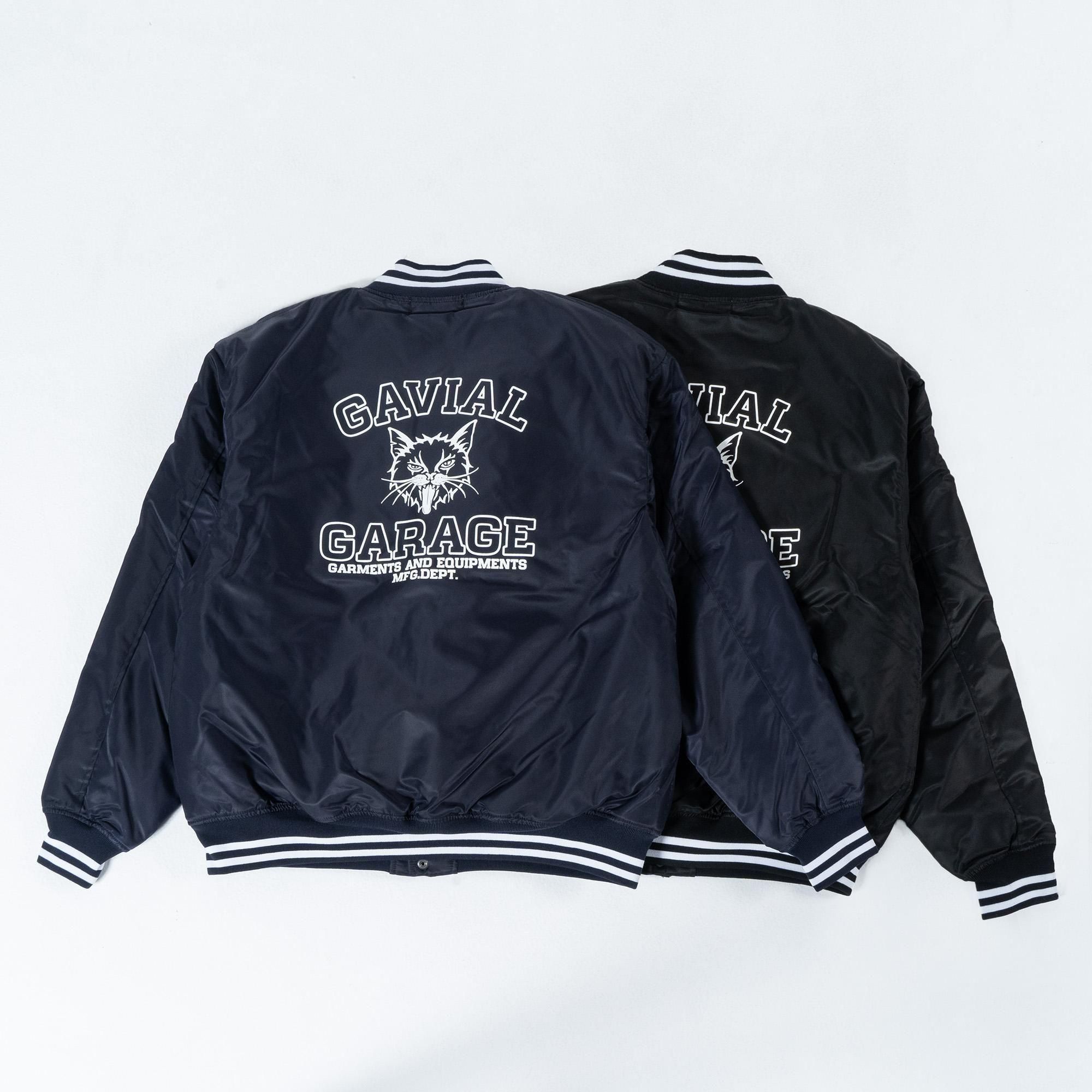 STADIUM JACKET (BLACK) / GAVIAL サイズL stadium jacket | college - GVLS | ガヴィル