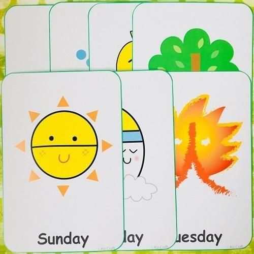 カンジで曜日カード