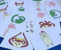 サンタ福笑い 手づくり英語教材 キッズクラフト サンタ福笑い 手づくり英語教材 キッズクラフト