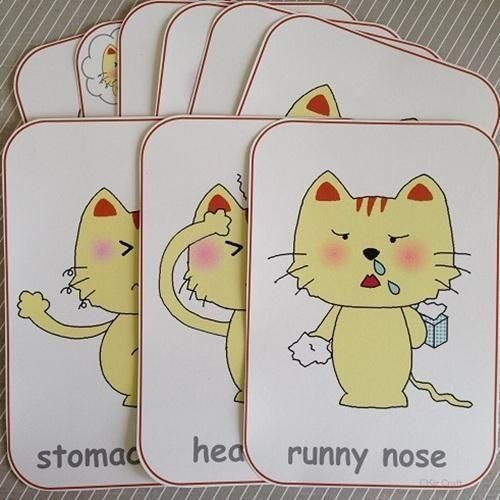 ネコの病気カード その1