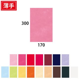 ☆不織布平袋170-300（薄）／100枚〜／生地色13色
