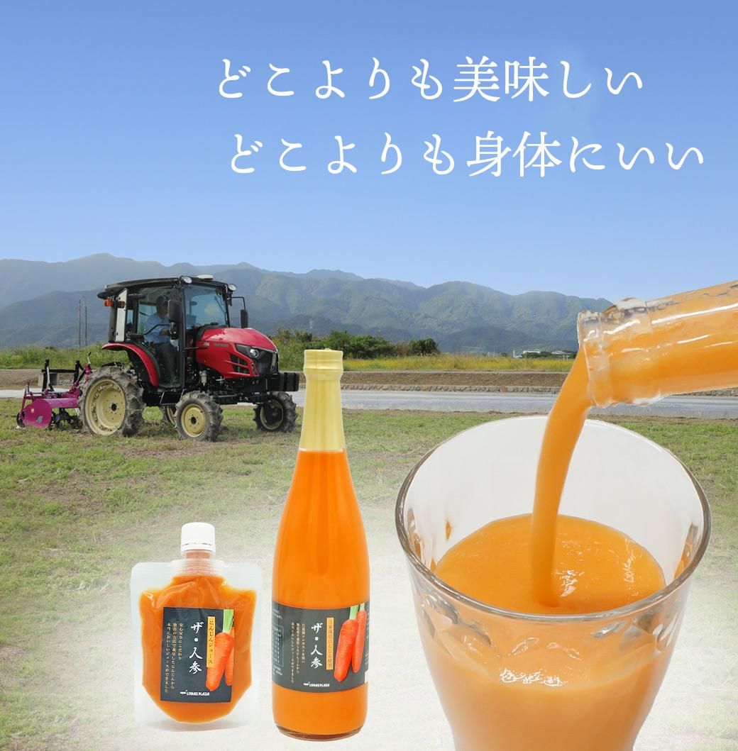 どこよりも美味しいどこよりも身体にいい人参ジュース ザ・人参