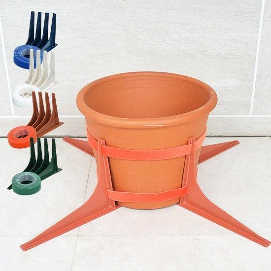 鉢転倒ストッパーの通信販売 | 台風や強風での植木鉢の転倒を