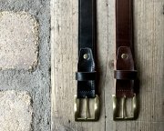 GZ-UKSLB U.K.Saddle Leather Belt チョコ