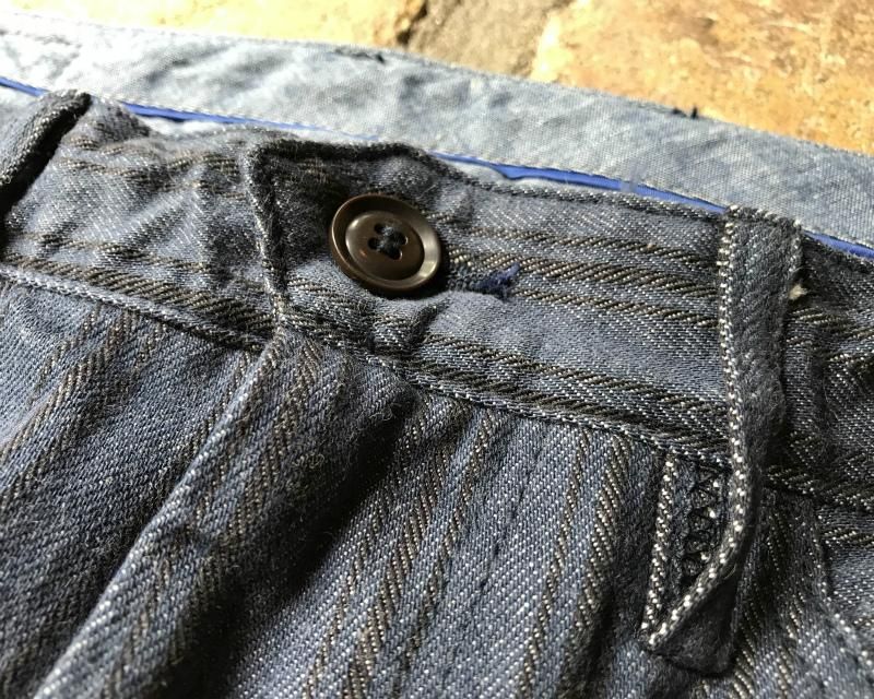 GZ-DTR-2907 40Sデニムトラウザー ストライプ - 倉敷美観地区