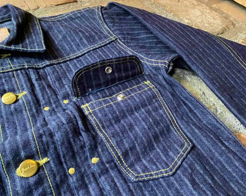 GZ-111MJ-0301 graphzero 16oz JEAN JACKET -GZ111MJ- 針抜き
