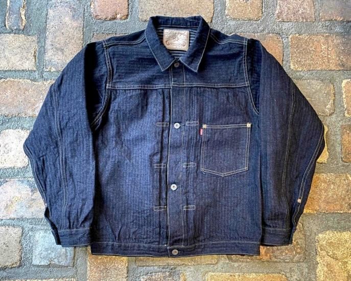 GZ-GJ1ST 16oz JEANJACKET-WWⅡ 1ST- ヒッコリー - 倉敷美観地区デニム 