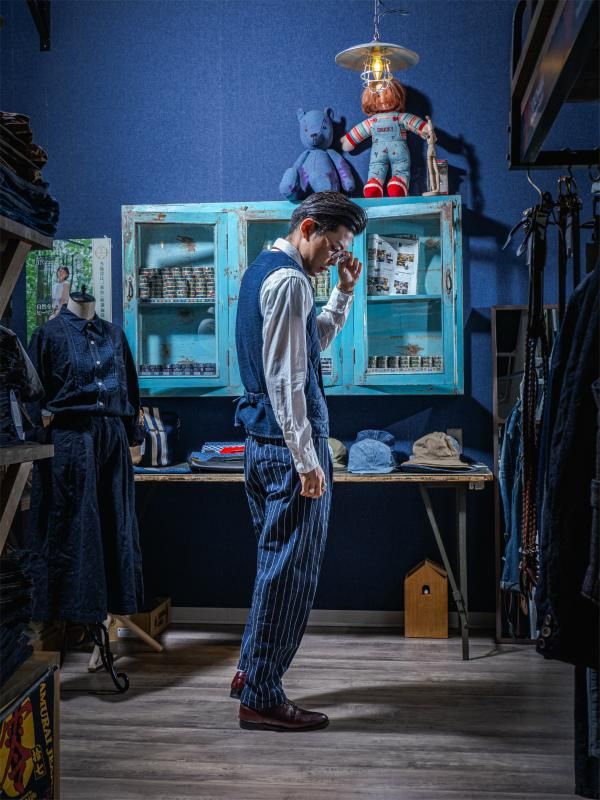 GZ-TWV-0111 シンサレートワークベスト ダークインディゴ - 倉敷