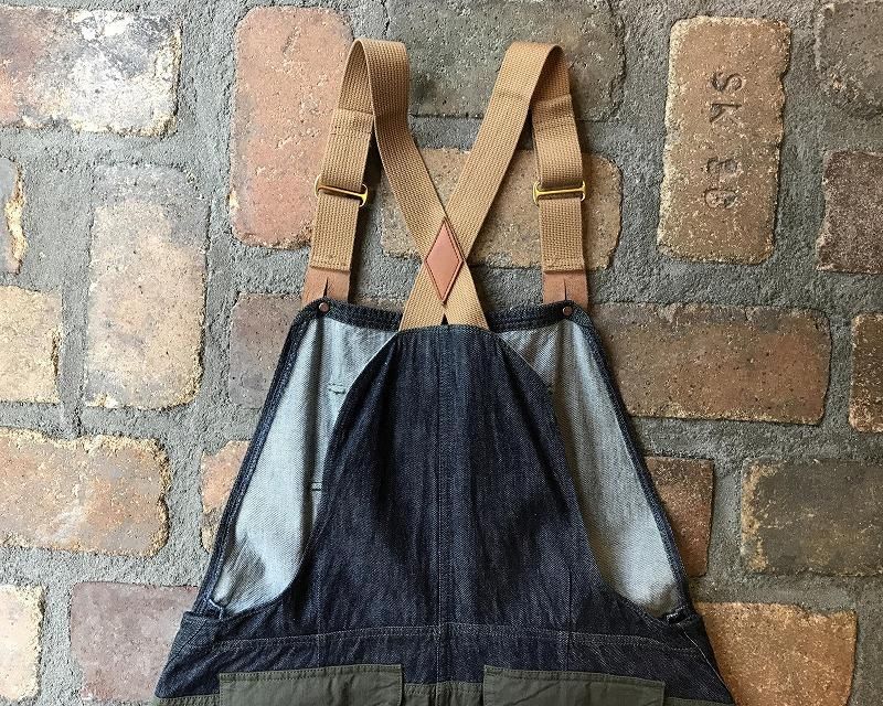 GZ-HOR2-0107 ハンティングオーバーオールID/KH - 倉敷美観地区デニム