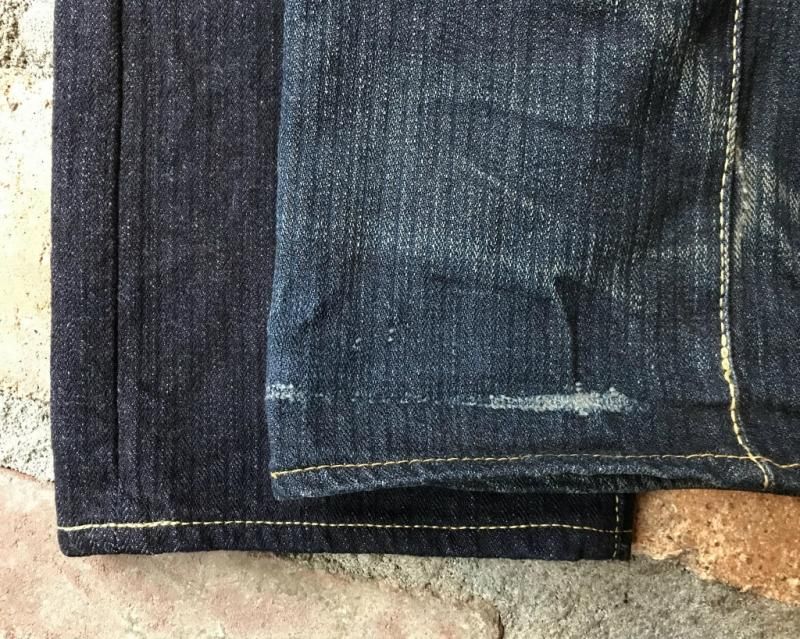 GZ-16ST-01 16oz へリンボーン ストレートジーンズOW(38/40
