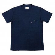 GZ-IDTC-0104 ｇraphzero　インディゴ　クルーネックTシャツ