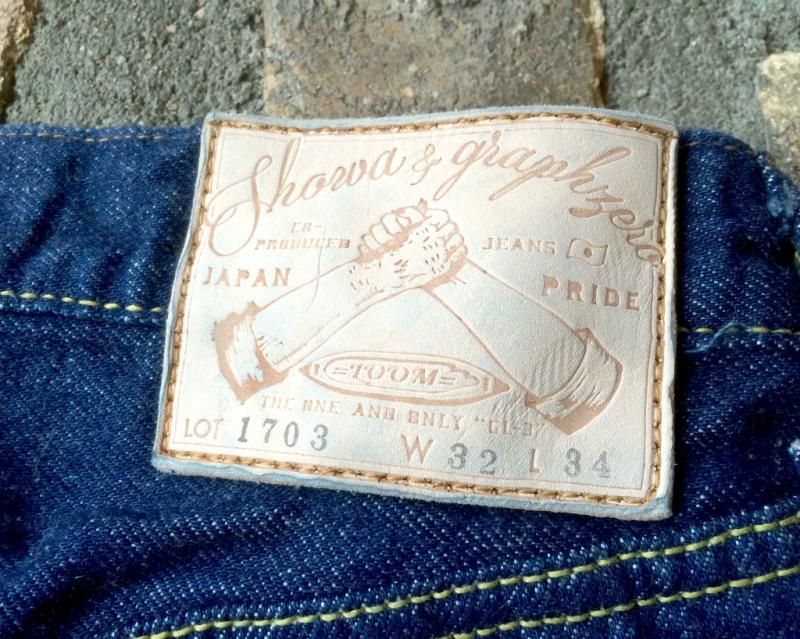 GZ-40SD5PXX 13oz SHOWA×graphzero jeans-XX L.ID (38,40