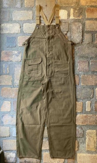 GZ-USNOA-0207 Deck Bib Overall カーキ - 倉敷美観地区デニムショップ｜HEART MADE  BASE｜graphzero岡山児島デニムジーンズ