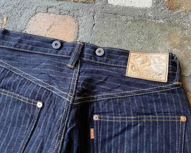 GZ-16LST-03 16oz 針抜き ルーズストレートジーンズ OW - 倉敷