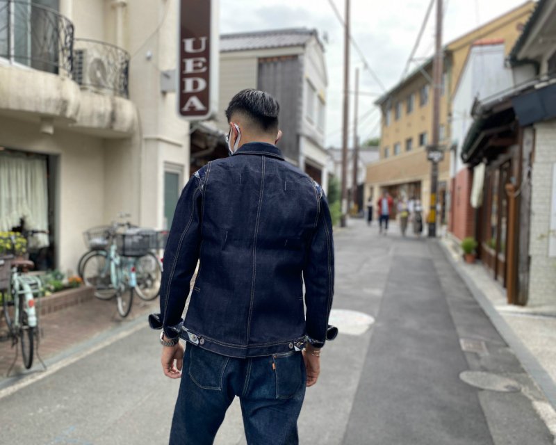 GZ-GJ2ndYB-0310 graphzero 15oz JEAN JACKET 2nd -YABANE- OW - 倉敷 