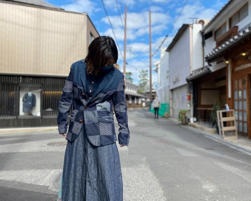 GZ-PWTRJK-0310 PatchWork Tailored Jacket - 倉敷美観地区