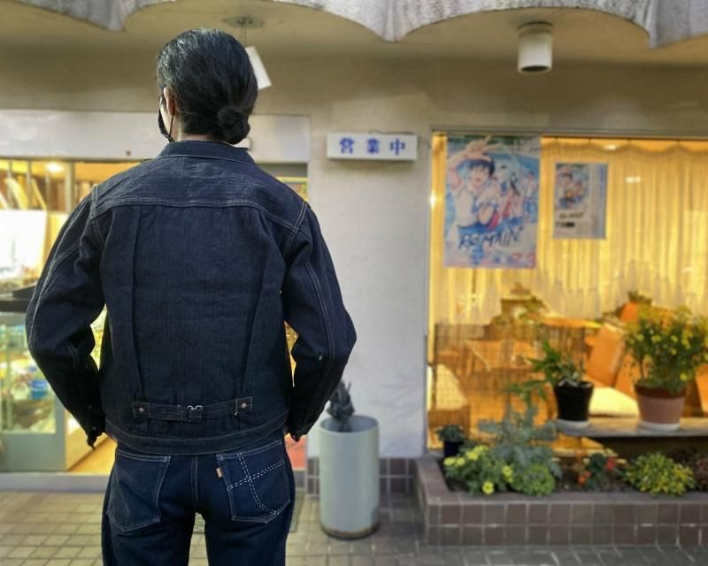 GZ-GJ1ST-0310 16oz　JEAN JACKET　-WWⅡ　1ST- ヒッコリー - 倉敷美観地区デニムショップ｜HEART MADE  BASE｜graphzero岡山児島ジーンズ