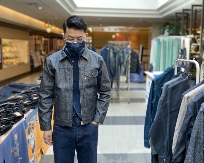 売れ済特注 グラフゼロ GZ-GJRG-0310 Jean Jacketブロークンツイル