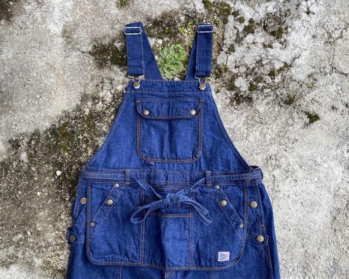 GZ-UOA0412 Utility overall L.ID (3L/4Lサイズ) - 倉敷美観地区デニム 