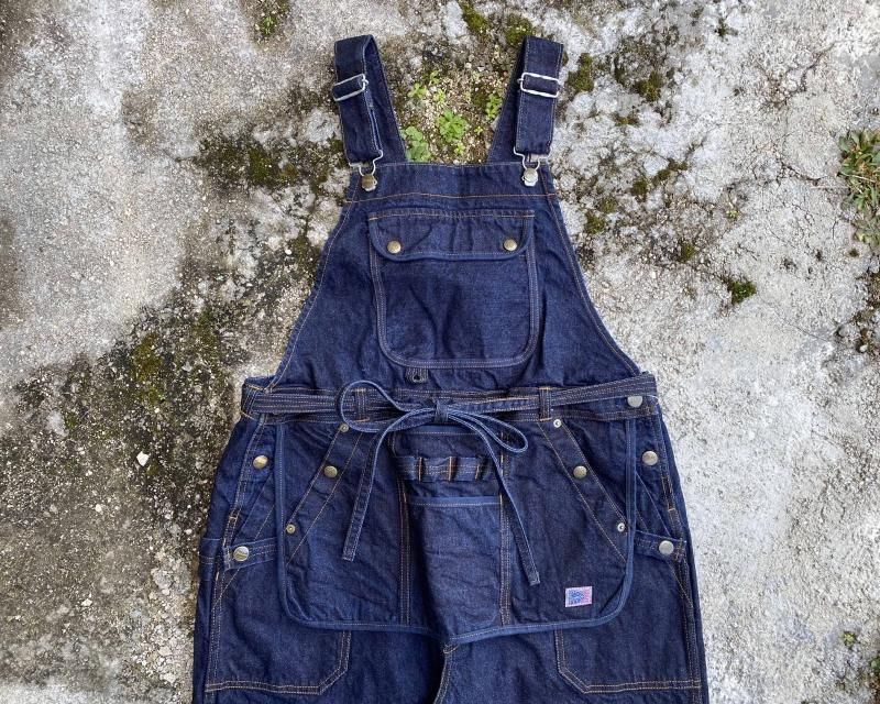 GZ-UOA0412　Utility overall　SLV - 倉敷美観地区デニムショップ｜HEART MADE  BASE｜graphzero岡山児島デニムジーンズ