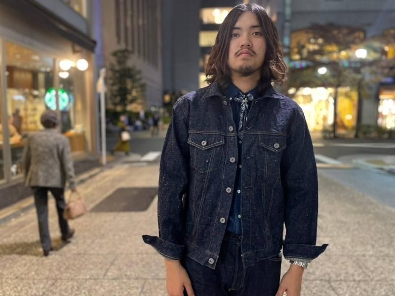 グラフゼロ ネップ生地 GZ-GJ3RD-0511 JEAN JACKET 3rd ネップ